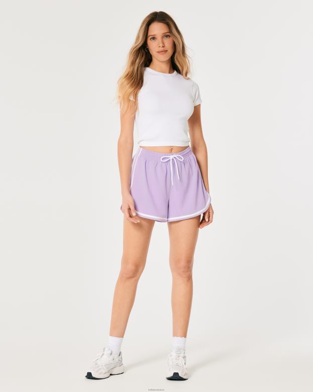 Bottoms Hollister Women Gilly Hicks Active Shorts 3\\ 48820768 Lavender